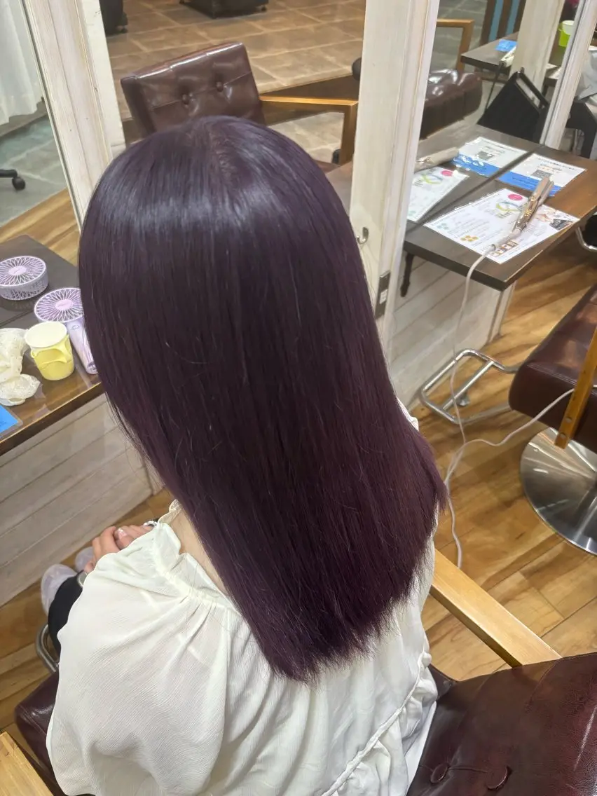 セミロング ヘアカラー 中島 優太のヘアスタイル
