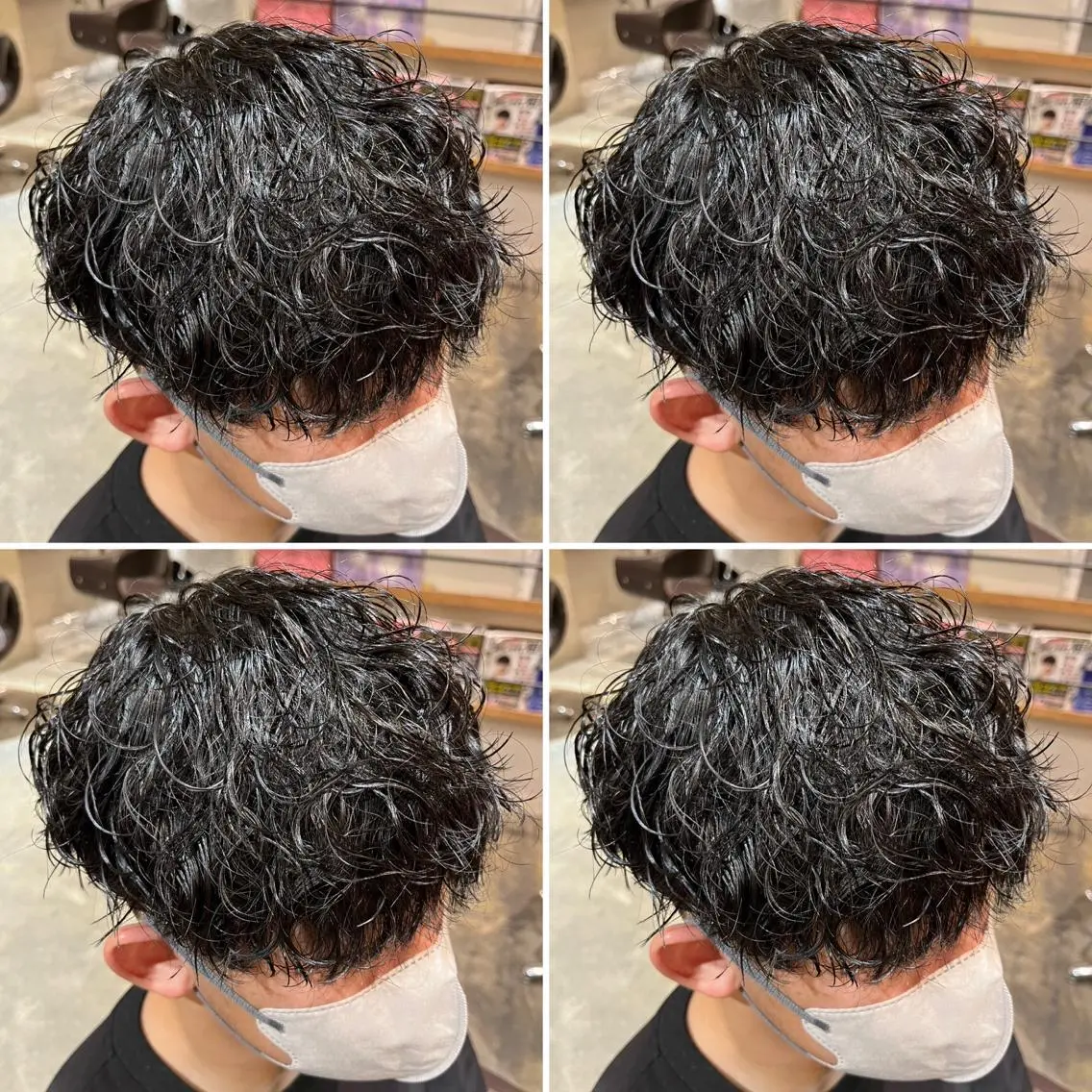パーマ メンズ カット パーマ トリートメント ヘアセット メンズパーマ特化 望月謙二郎のヘアスタイル