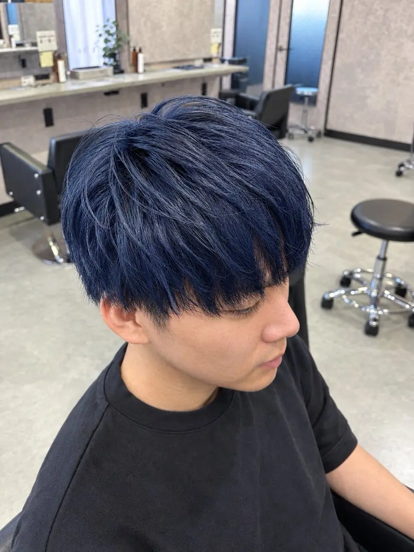 ミディアム カット ヘアカラー 平畑 直将 《メンズ・パーマ》のヘアスタイル