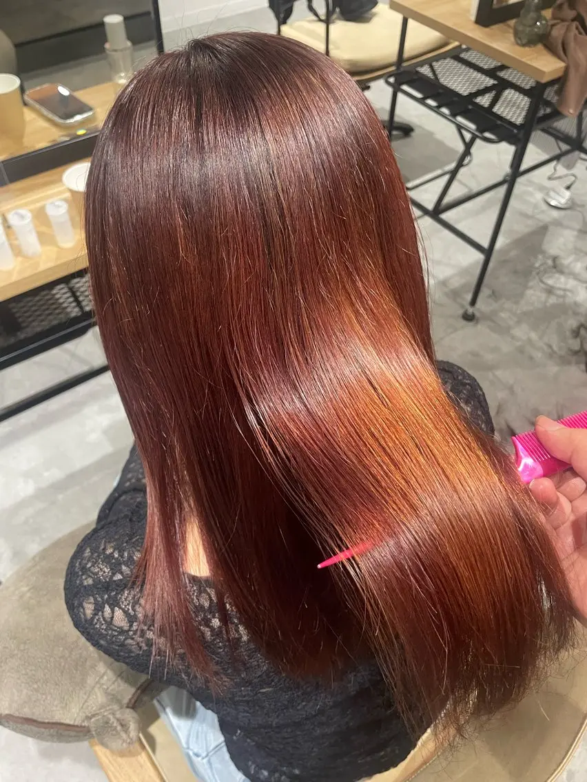 カラー ブリーチ 透明感カラー ハイトーンカラー ヘアカラー 天王町×艶感 カラー 🍒サヤ🍒のヘアスタイル