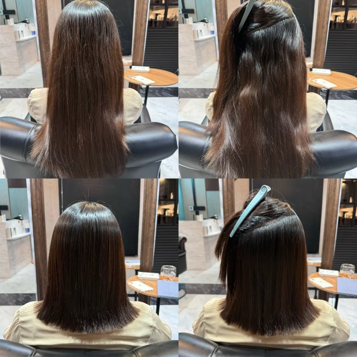 ミディアム 縮毛矯正 LuanaTOKYO 都築佑汰のヘアスタイル