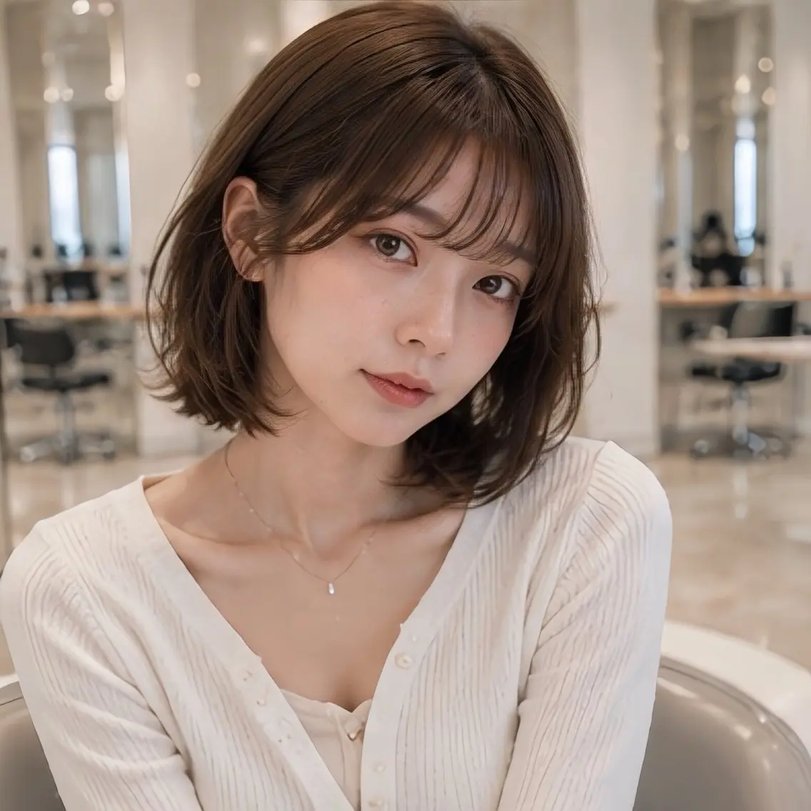 カラー ヘアカラー トリートメント 池袋/前髪/顔周り 縮毛矯正/おばかんのヘアスタイル