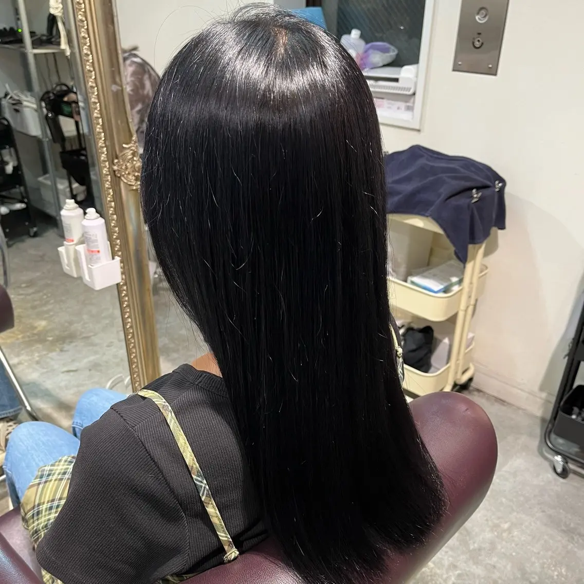 ロング カラー ヘアカラー トリートメント フェザーパーマ🌙 毛流れ yuzukiのその他イメージ