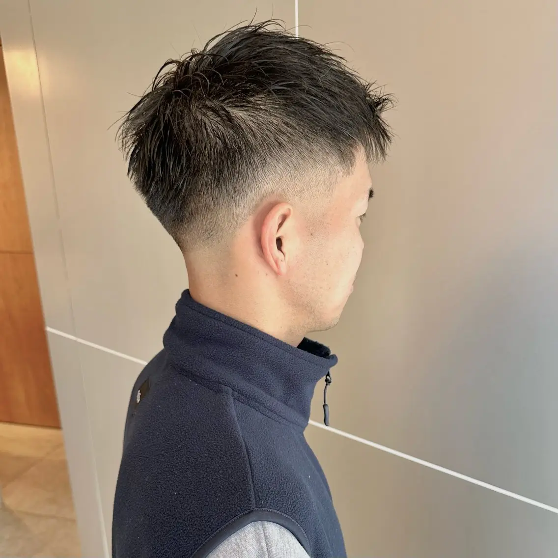 ショート メンズ フェードカット スキンフェード 🔥メンズ特化/ パーマ＆カット🌀のヘアスタイル