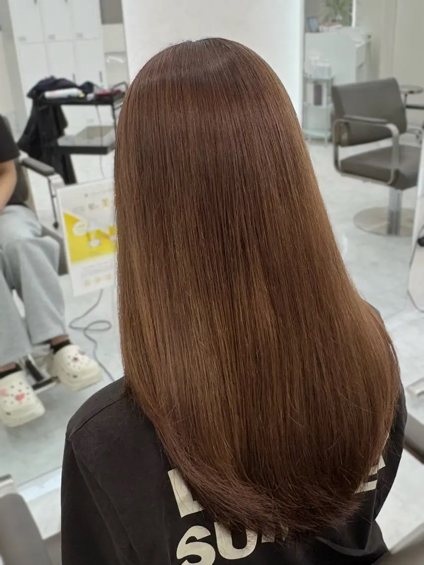 ロング ヘアカラー いずみ カラーモデル募集⭐️のヘアスタイル