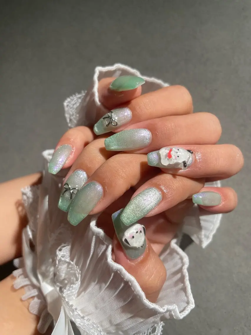ネイル マグネットネイル I-nail Moeのネイルデザイン