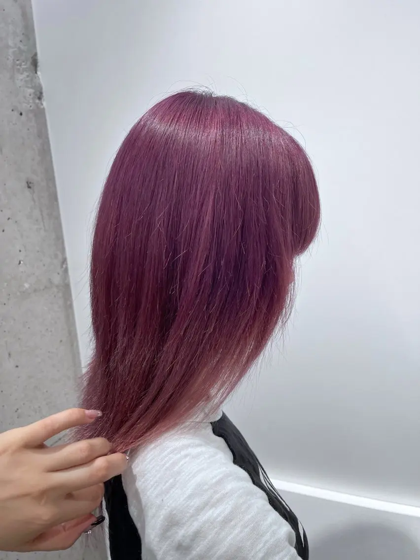 セミロング カラー カット ヘアカラー トリートメント newi 天王寺 🪐airiのヘアスタイル