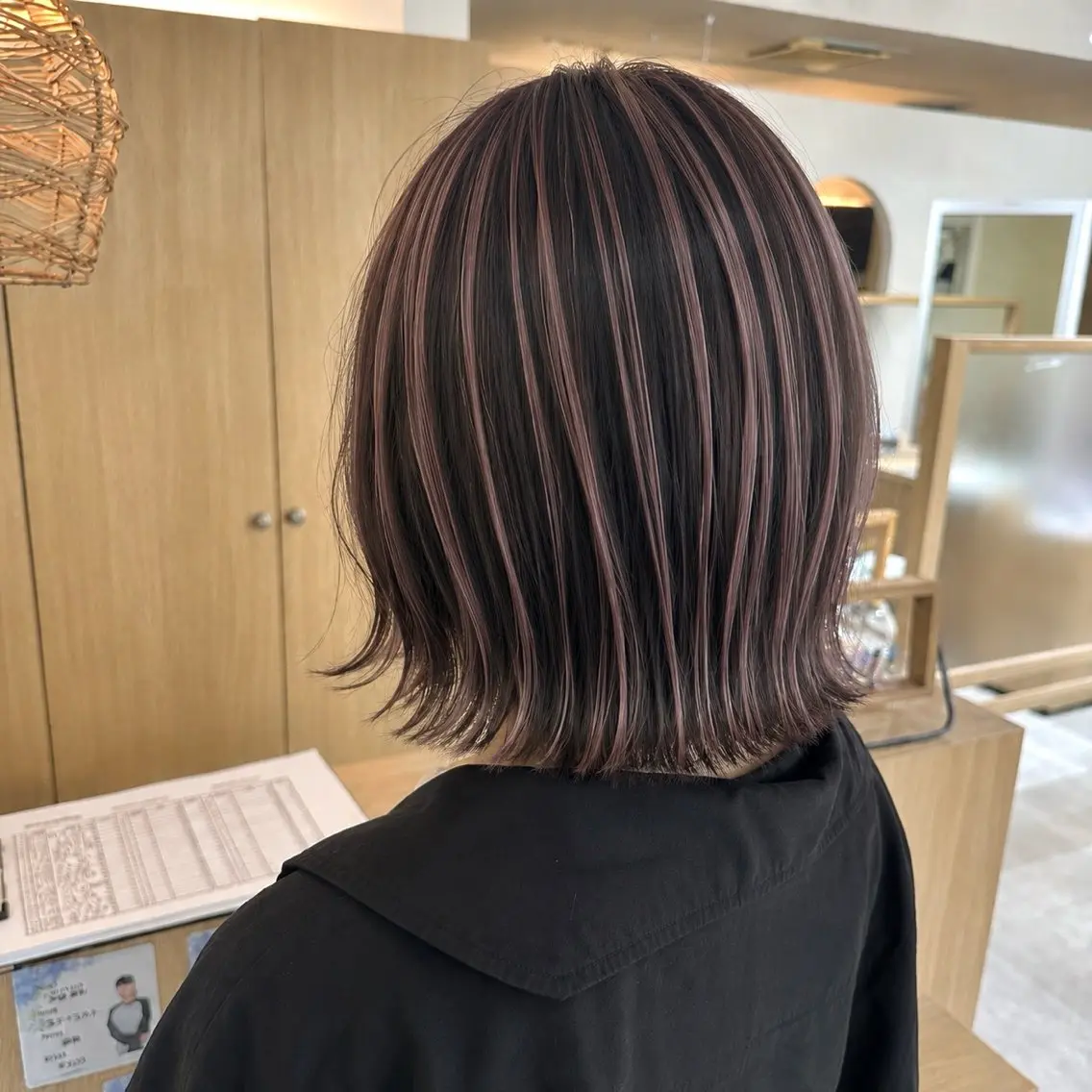ロング カラー カット ヘアカラー 近藤 優羽のヘアスタイル