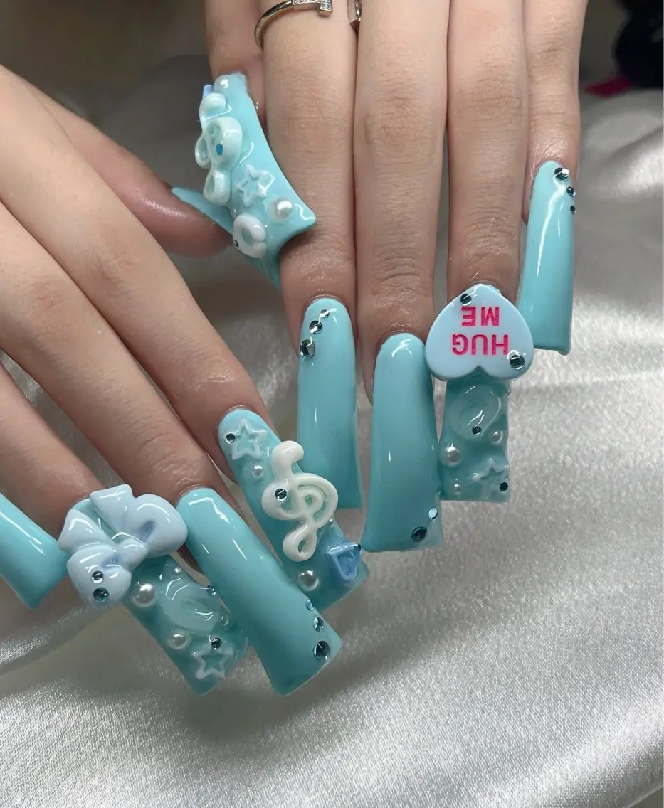 ネイル ロングネイル ネイルチップ ハンドネイル YOLO NAILのネイルデザイン