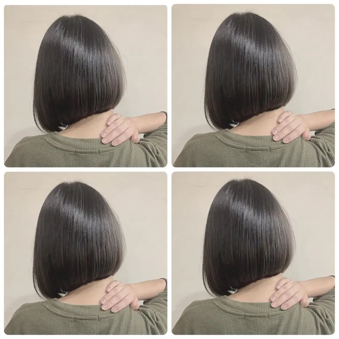 ショート カラー バレイヤージュ ベージュカラー グラデーションカラー ハイライトカラー オリーブカラー カット ヘアカラー 京都大人女性ショート 徒歩1分/秋山のヘアスタイル