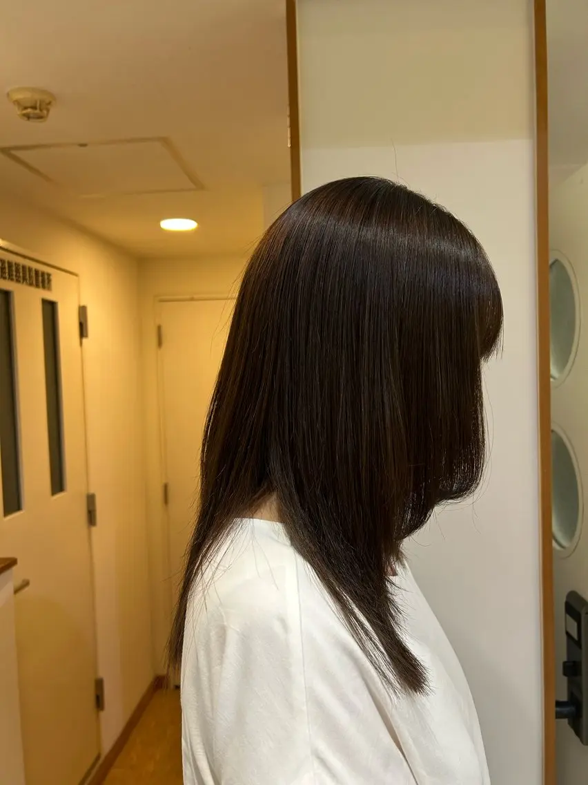 カラー UNBIRTHDAY ゆづみのヘアスタイル