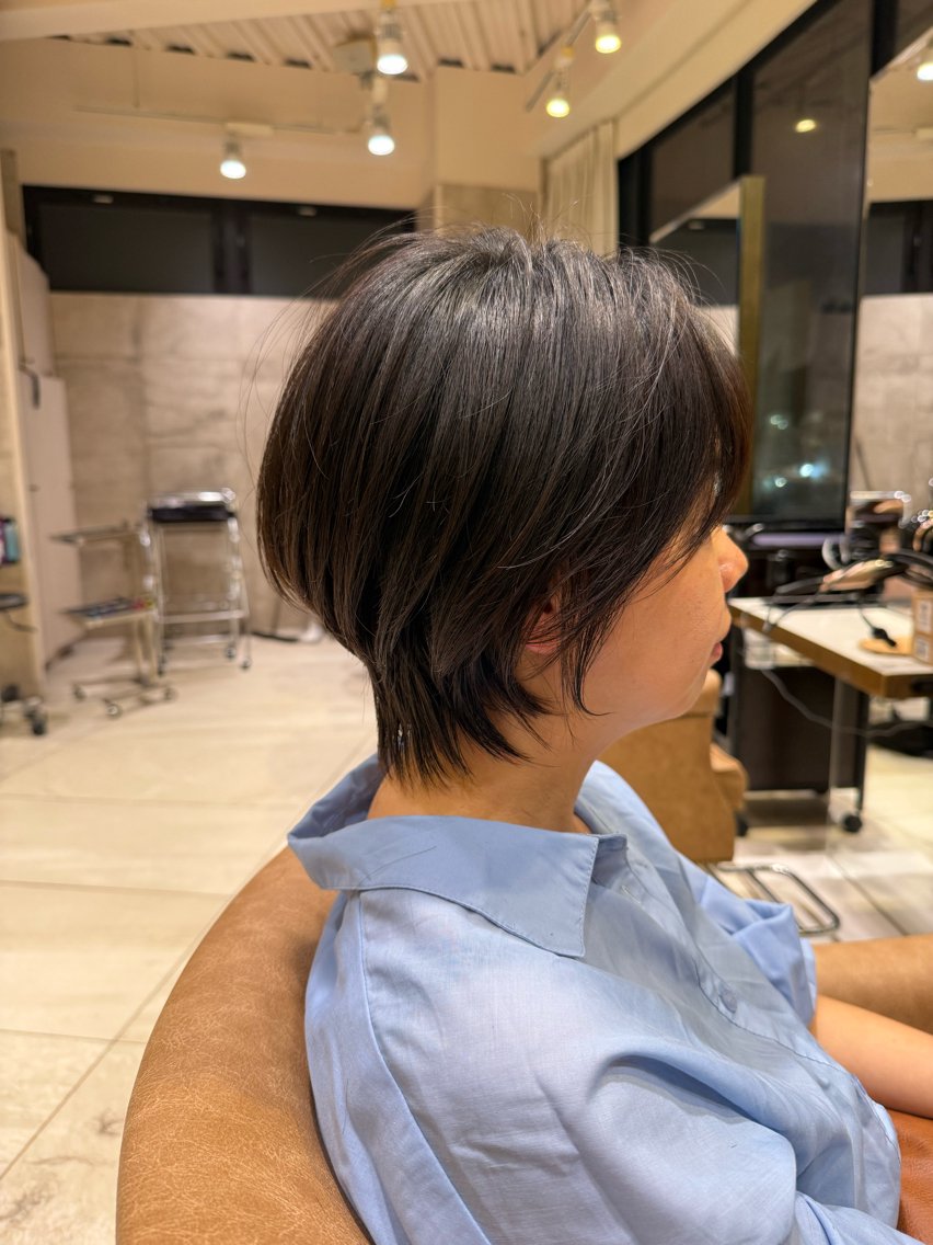 ショート 無料カット／ショート 特化／表参道／櫻井のヘアスタイル