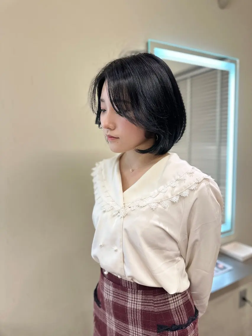 ショート カラー アディクシーカラー バレイヤージュ ブリーチ デザインカラー ダブルカラー opus 店長大和 レイヤー/赤み消しのヘアスタイル