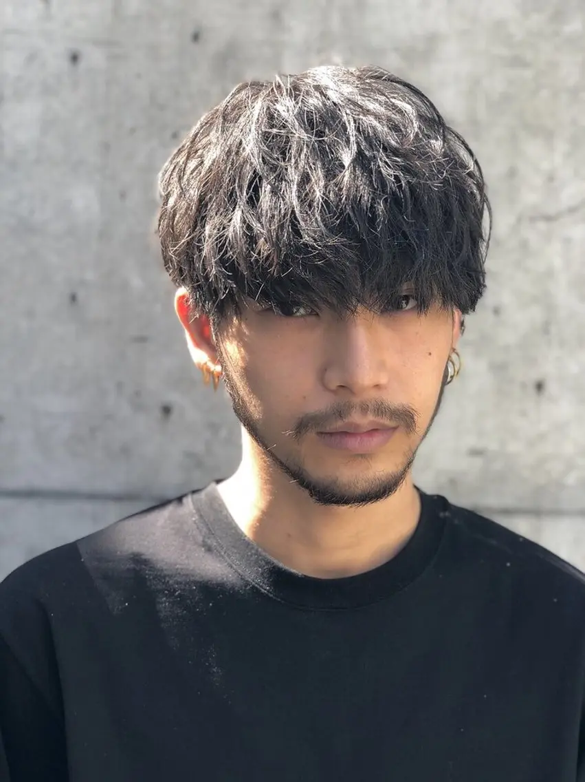 パーマ 槇野 皓介のヘアスタイル