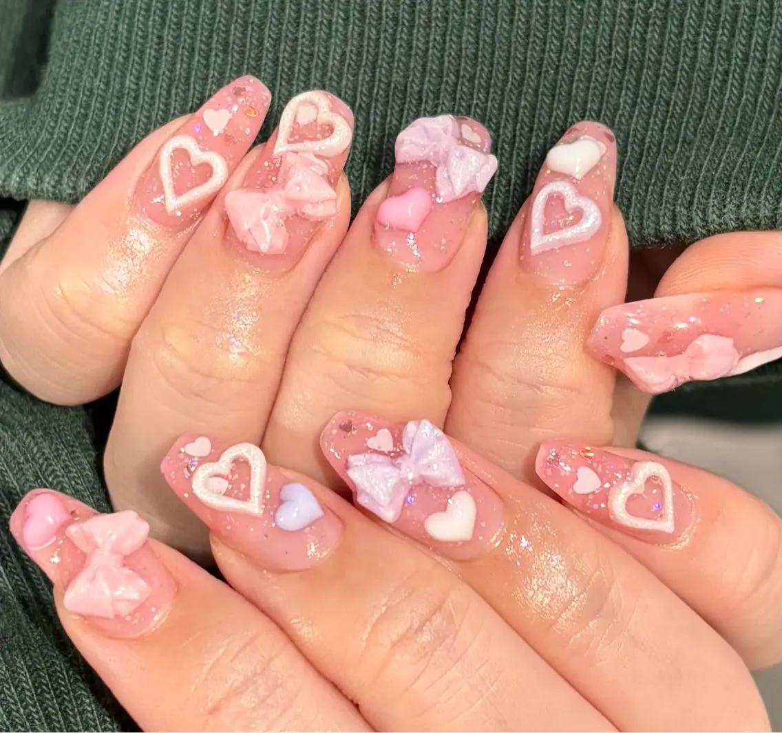 ネイル 持ち込み ハンドネイル joieange sakuraのネイルデザイン