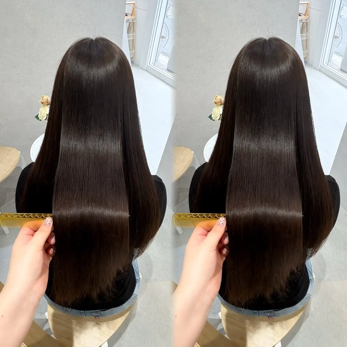 ロング カラー 透明感/チョコカラー 💍TAMA💍のヘアスタイル