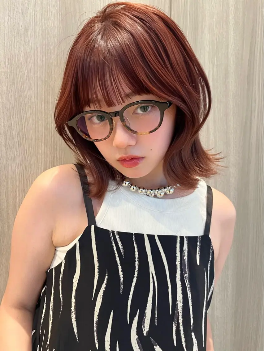【業界最高峰🤍人気No.2】カット＋イルミナカラー+超音波アイロン付き髪質改善ケラスターゼカクテルトリートメント🩵の写真