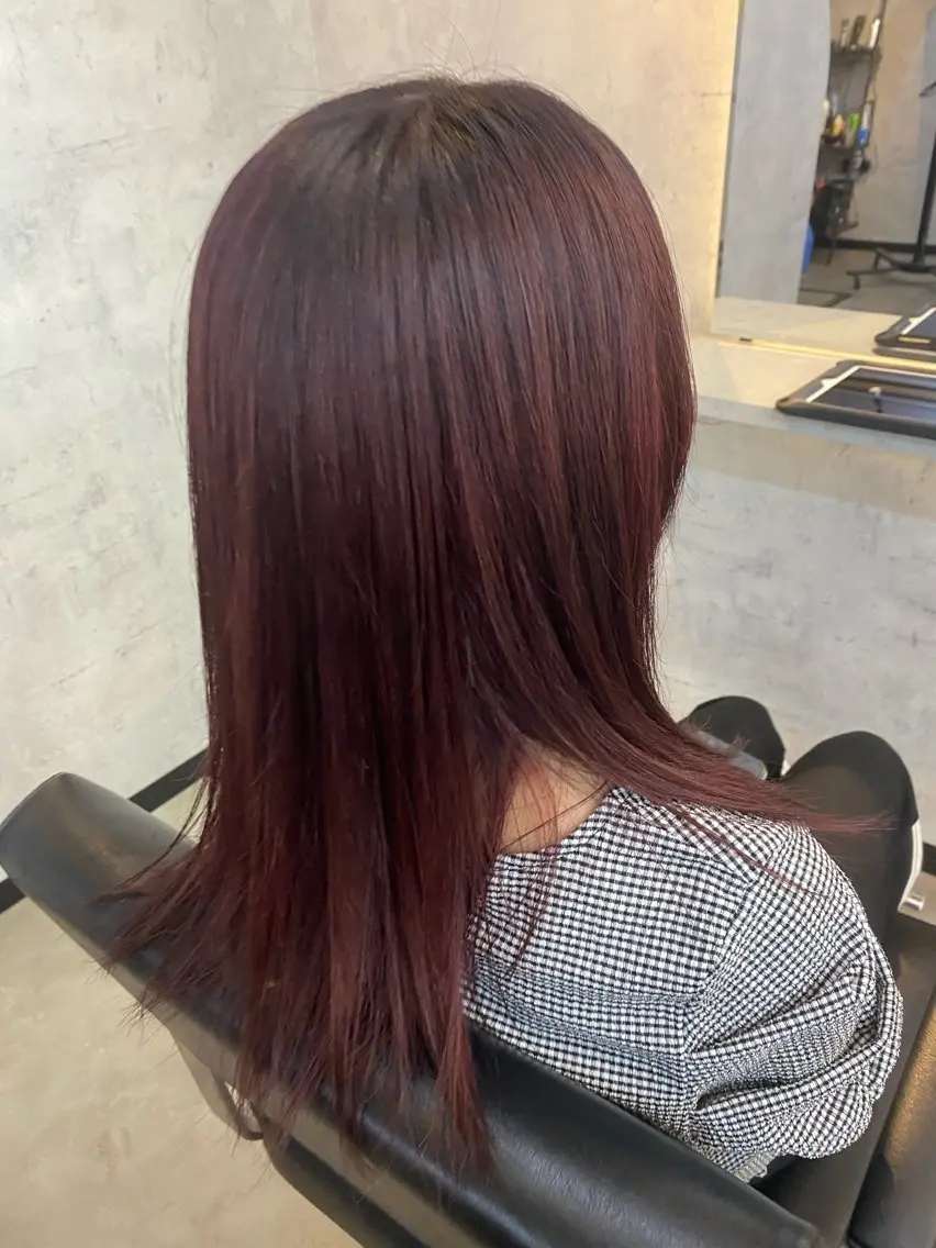 ミディアム ひばりヶ丘美容室 カット石井里佳のヘアスタイル