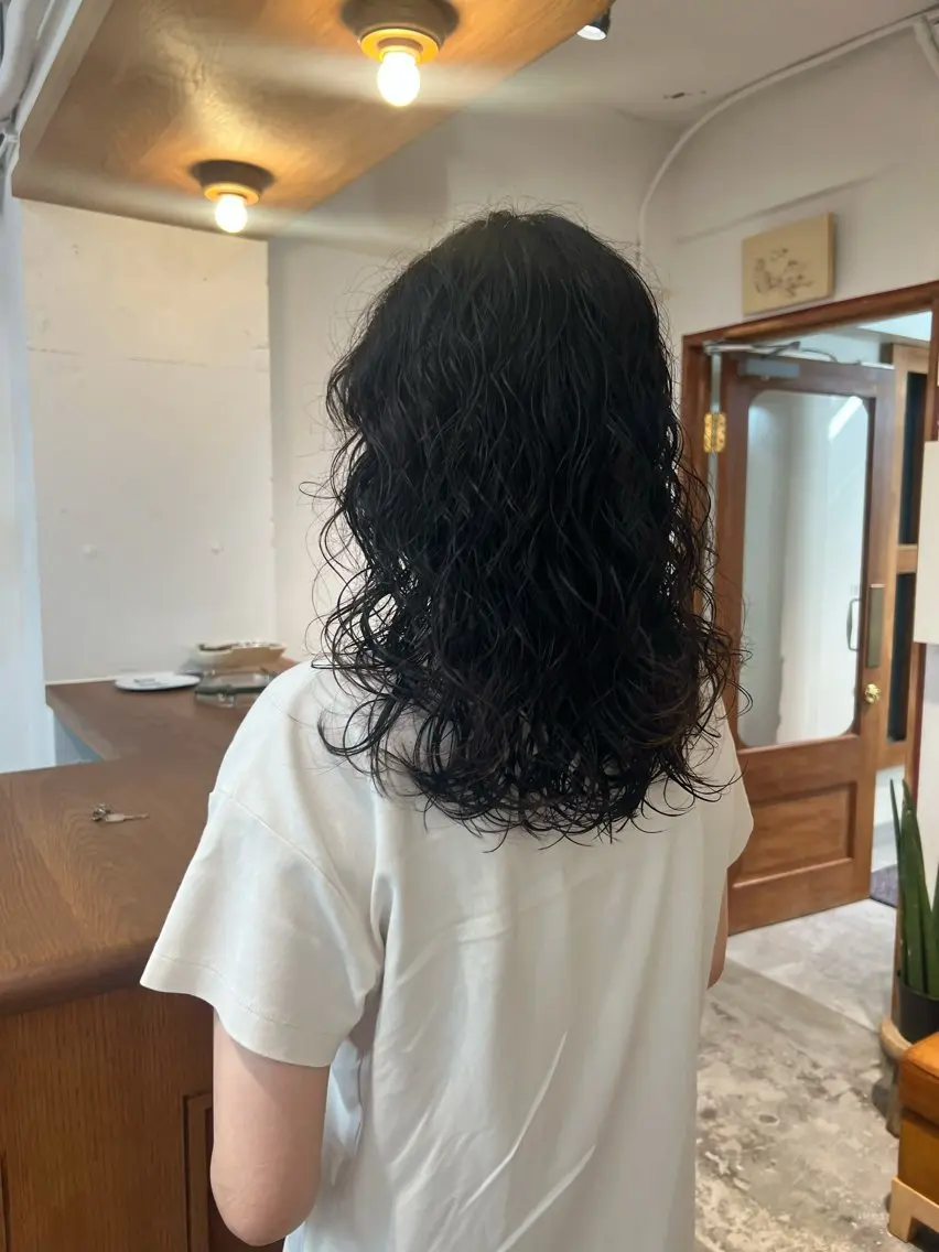⦿パーマ&Aujua クイック トリートメント🪀 【基本火水木日の18時〜と金土の19時〜のみ】の写真