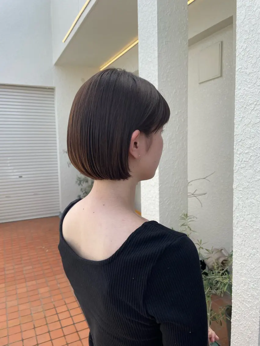 ショート カラー カット ヘアカラー トリートメント runru /muku.のヘアスタイル