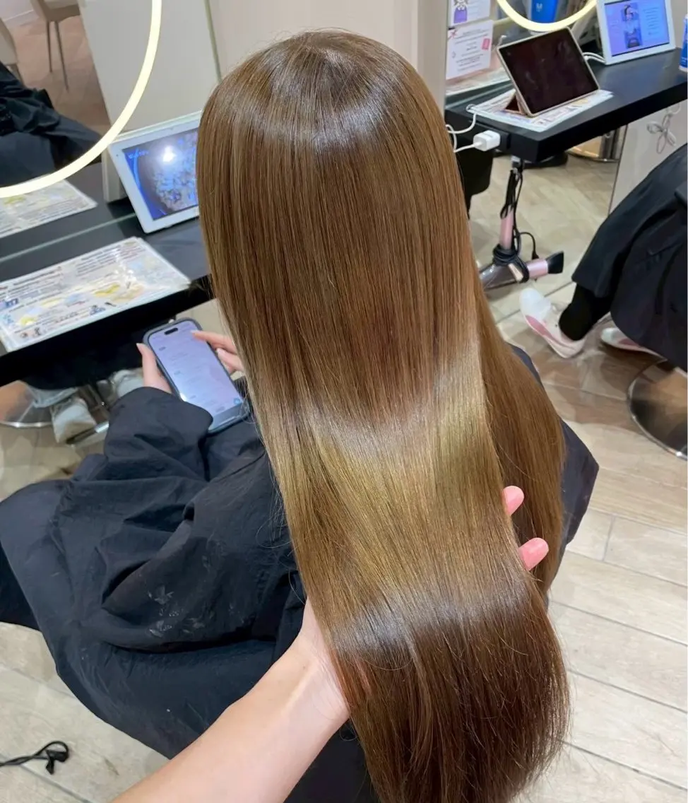 カラー ヘアカラー 🎀💕暖色/ツヤ髪 🌸Konoeのヘアスタイル