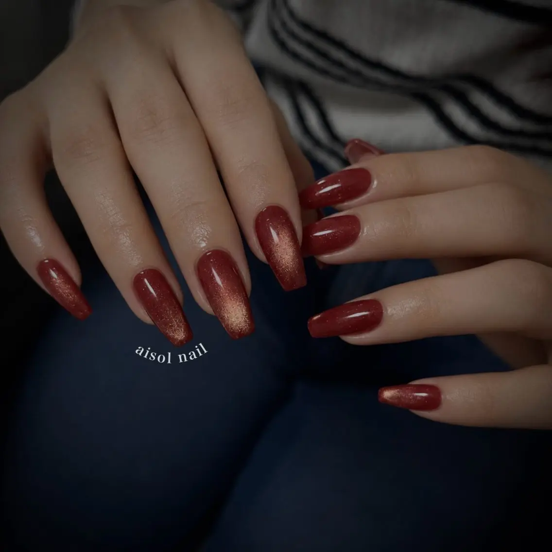 ネイル ワンカラーネイル ハンドネイル Aisol nail salonのネイルデザイン