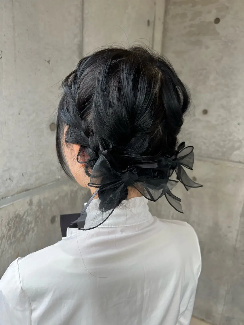 ミディアム ユカ yのヘアスタイル