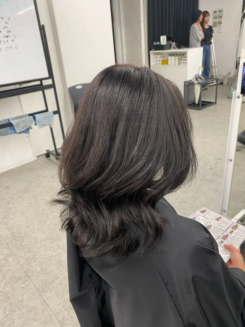セミロング Ma2Ri /ゆるふわ暖色カラーのヘアスタイル
