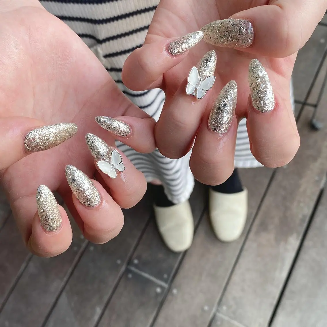 ネイル シンプルネイル 菅 恵奈のネイルデザイン