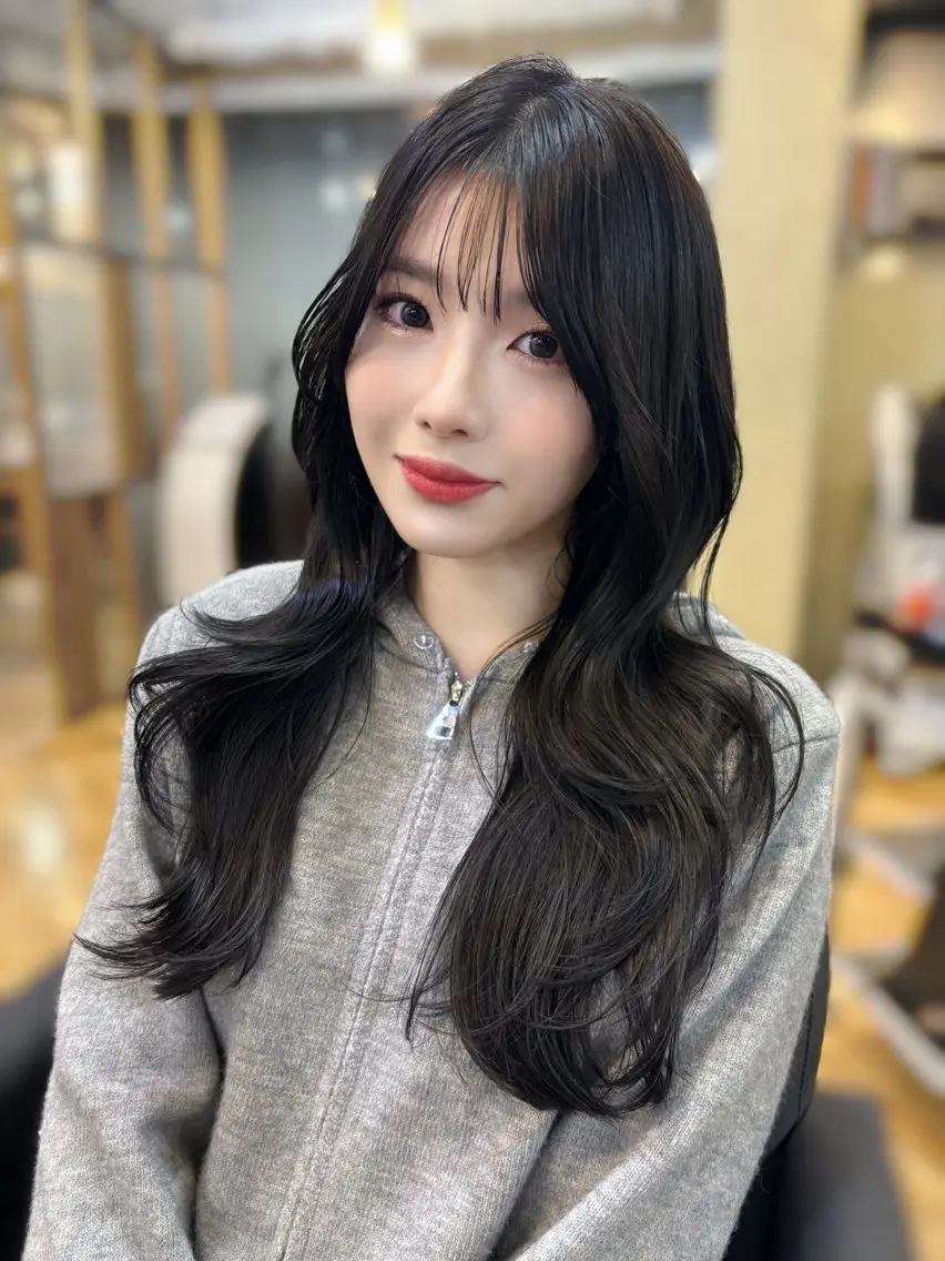ロング レイヤーカット カット 優李 ゆうり‪のヘアスタイル