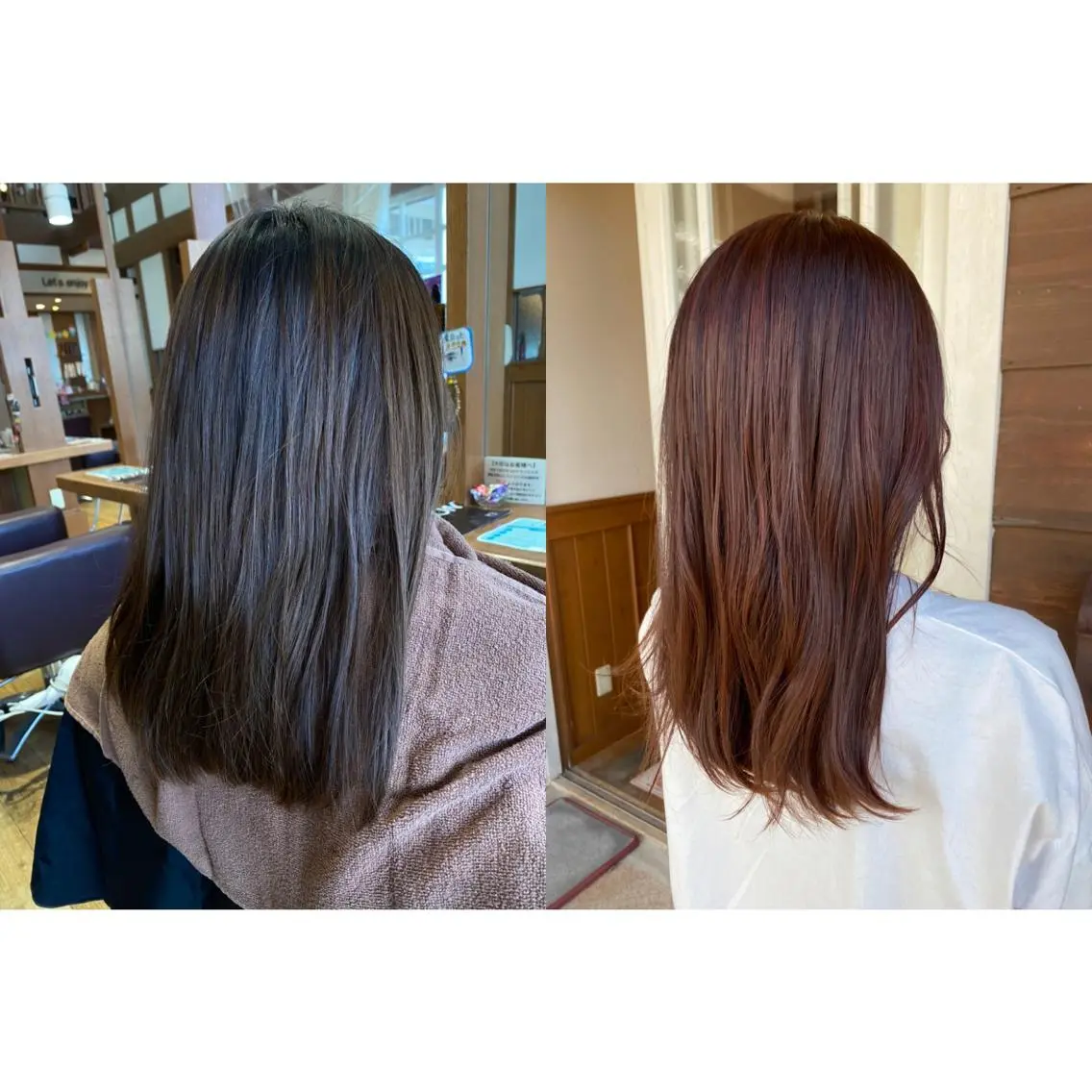 セミロング カラー ヘアアレンジ topstylist 野口 雅のヘアスタイル