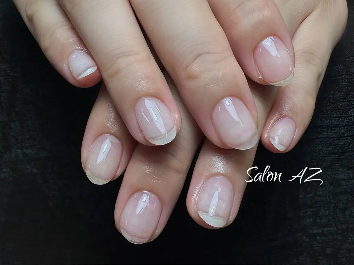 ネイル 持ち込み オフィスネイル スカルプネイル ハンドネイル salon AZ NANAのネイルデザイン