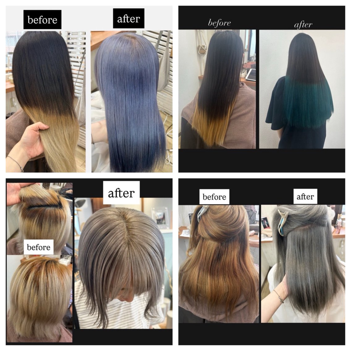 カラー ブリーチ カット ヘアカラー トリートメント Maya🦋 ハイトーン特化のヘアスタイル