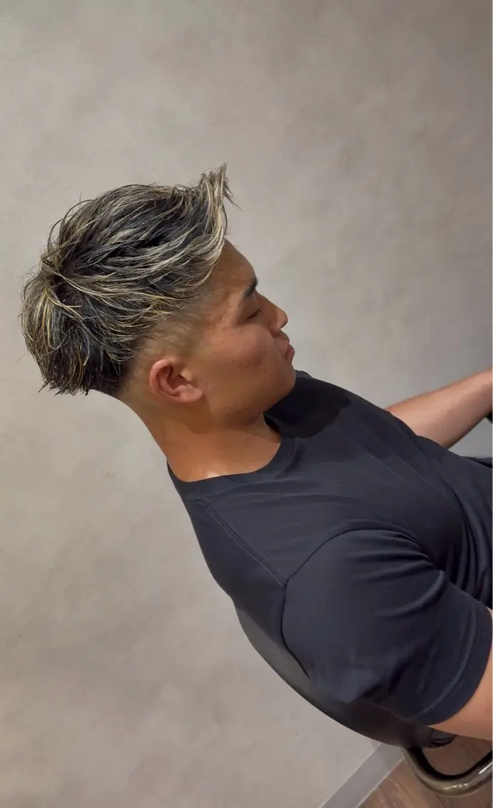 ショート カラー メンズ ヘアカラー 鈴木 大和のヘアスタイル