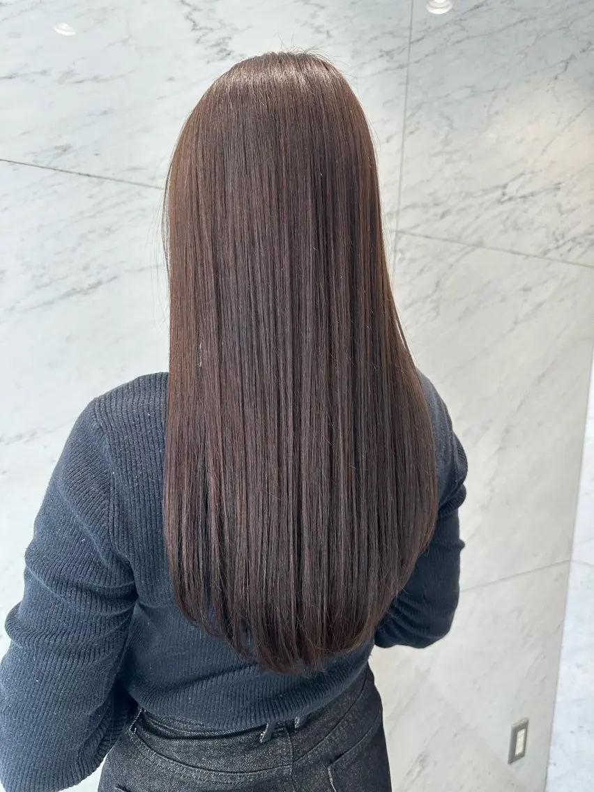 ロング カラー ヘアカラー トリートメント 古田 昂也のヘアスタイル