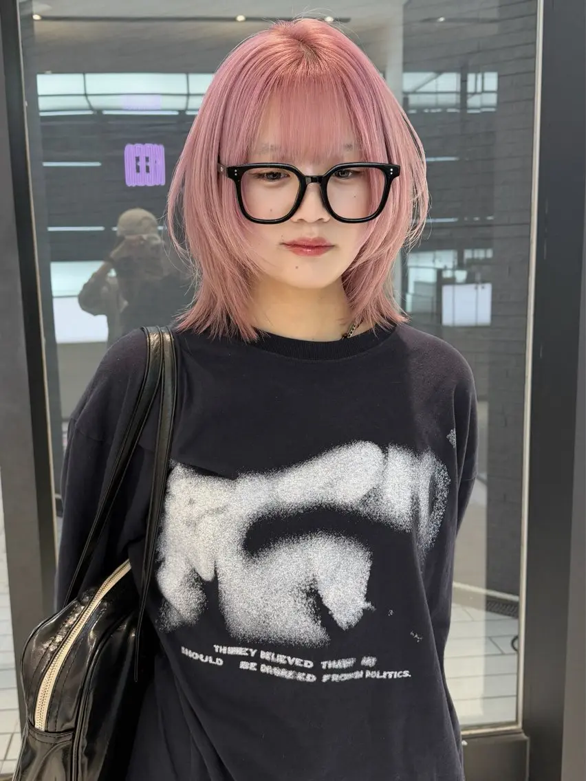 ミディアム カット ヘアカラー レイヤーカット🪽 カネコミユのヘアスタイル