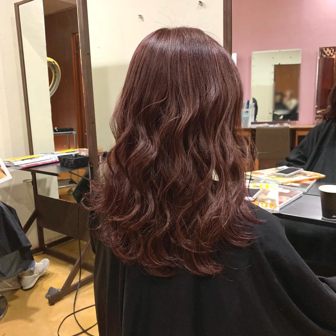 ロング カラー ヘアカラー 韓国レイヤーカット★ 小林大樹のヘアスタイル