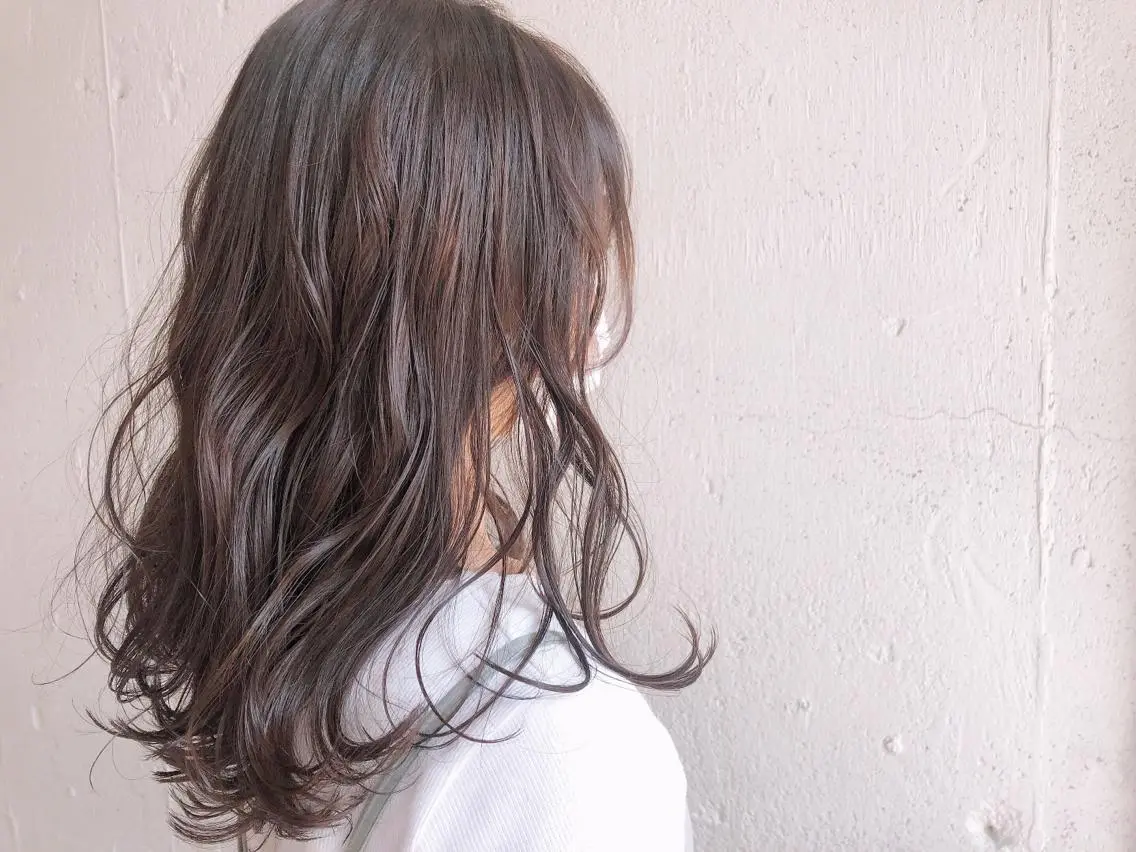 ミディアム カラー カット ヘアカラー ふくだ りさ【ciAo!】のヘアスタイル