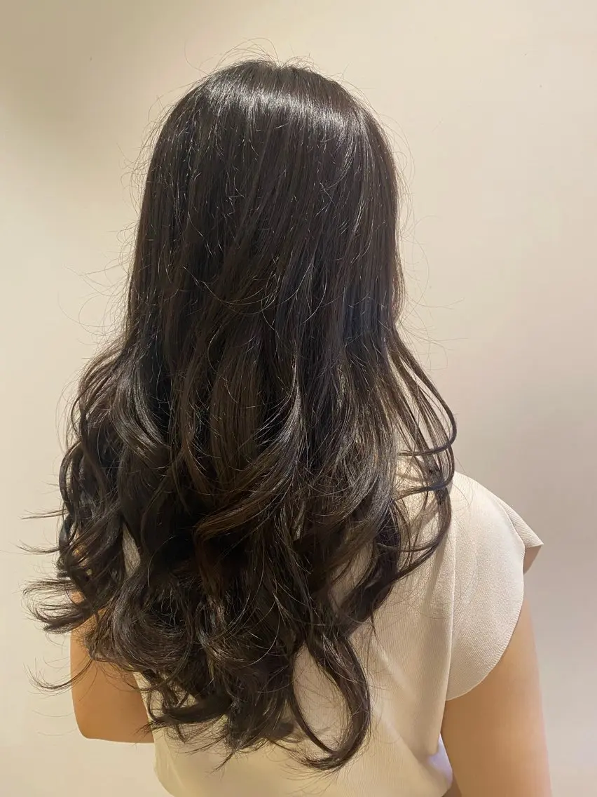 ロング ヘアカラー トリートメント 艶髪🌿美髪 大塚礼乃【西荻窪】のヘアスタイル