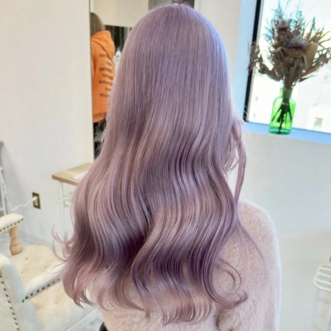 ロング カラー ヘアアレンジ ブリーチ ヘアカラー トリートメント ✨ブリーチカラー× 艶髪SUZU🛼🫧のヘアスタイル