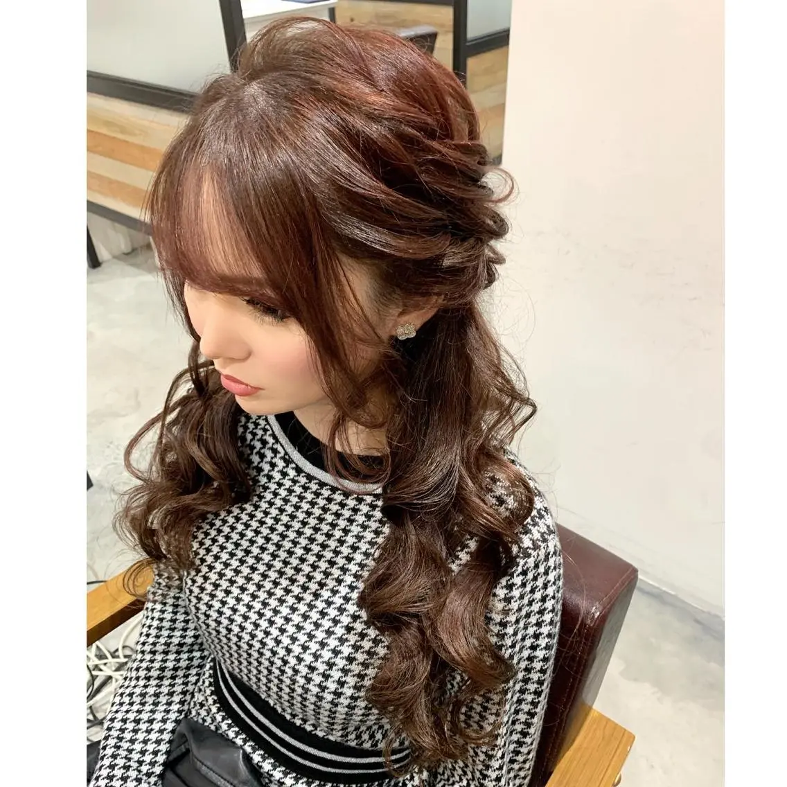 ヘアアレンジ ハーフアップ LITTLE _KATOのヘアスタイル