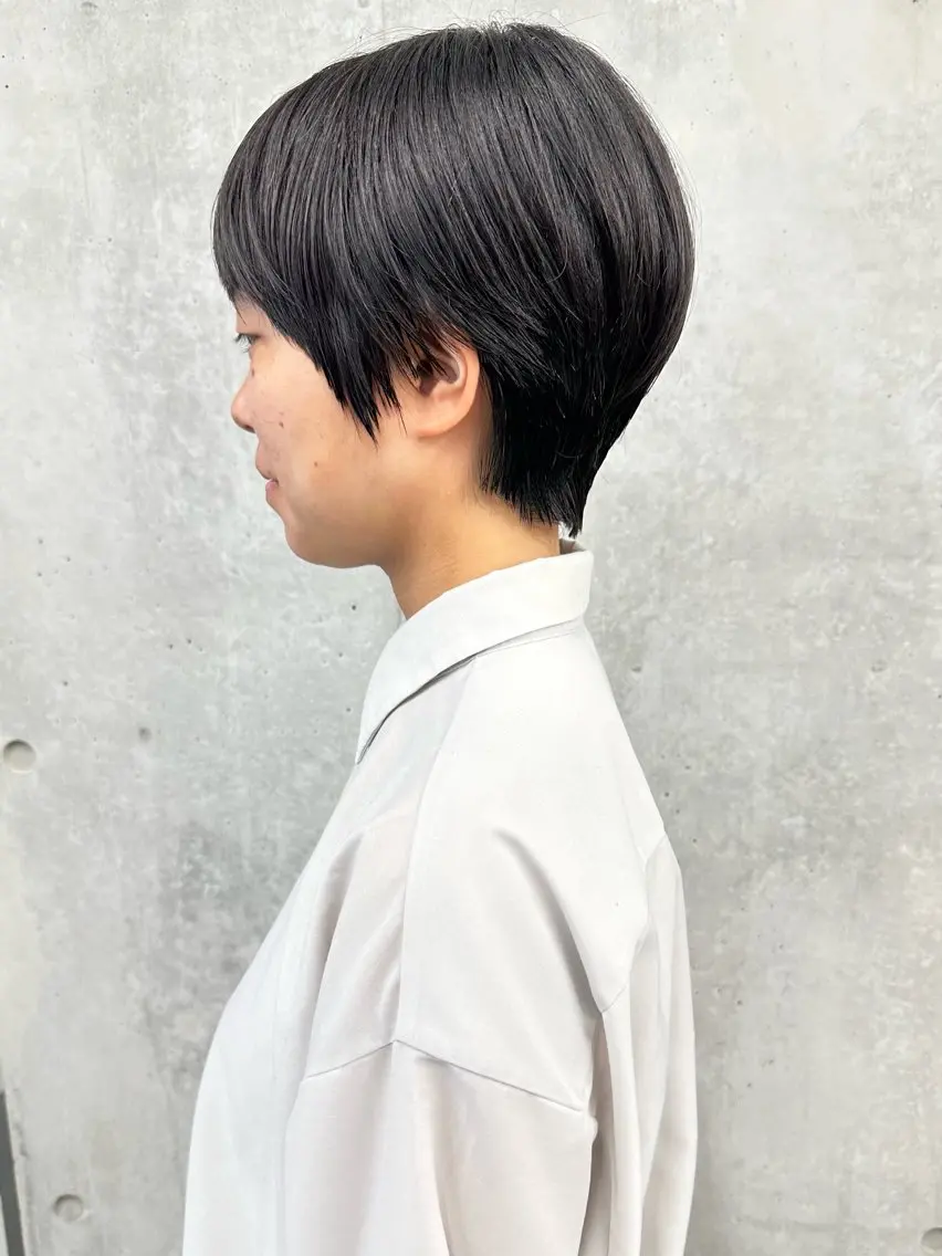 ショート カット ヘッドスパ ボブ/ゆるふわ ボブパーマ/とういのヘアスタイル