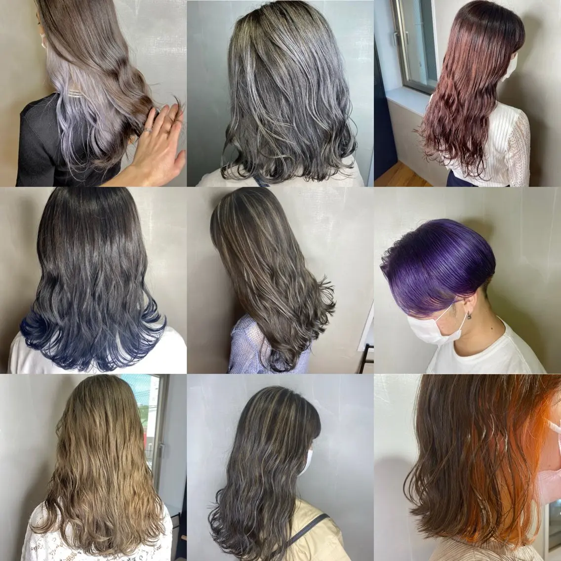 ロング カラー デザインカラー ヘアカラー 【副店長】DAYS 2nd 久木山湧也のヘアスタイル