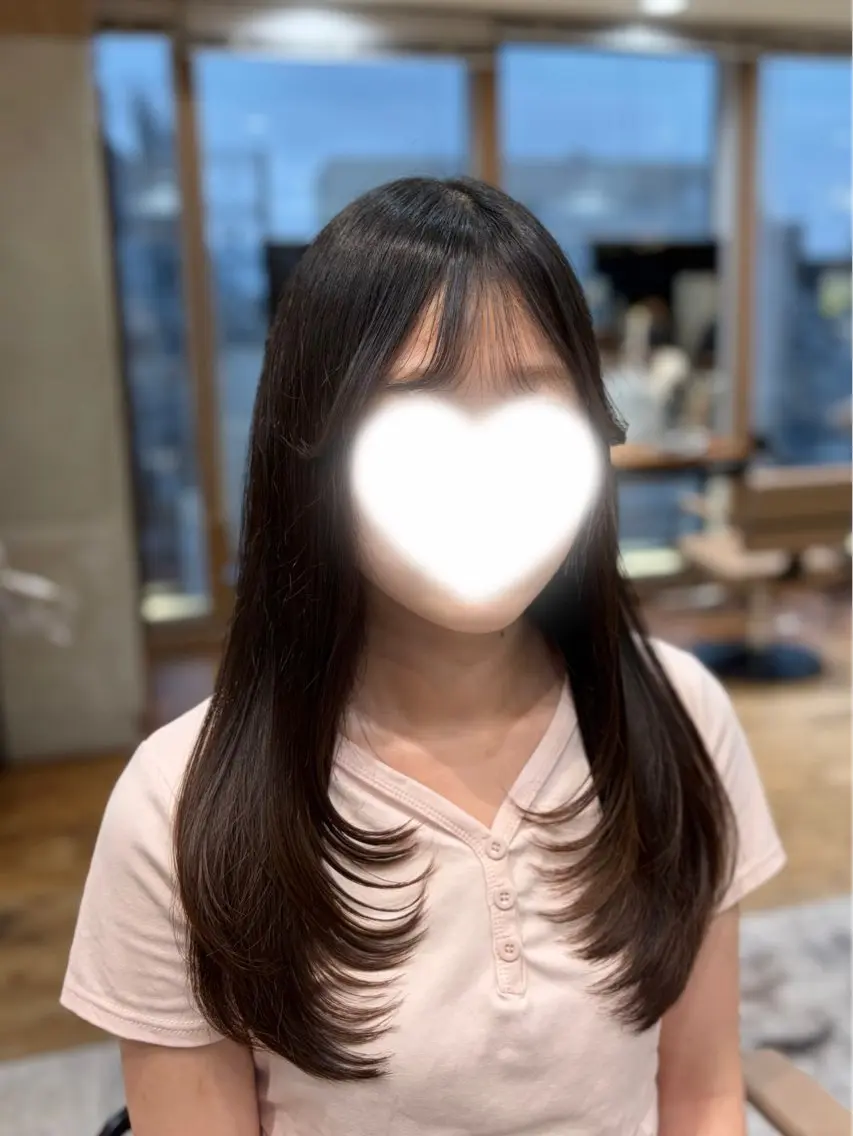 ロング 新宿/カット/レイヤ ー/NaNoHaのヘアスタイル