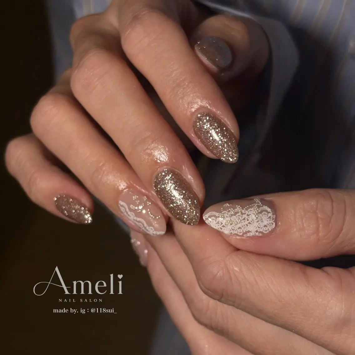 ネイル ハンドネイル mizuki Ameli 梅田のネイルデザイン