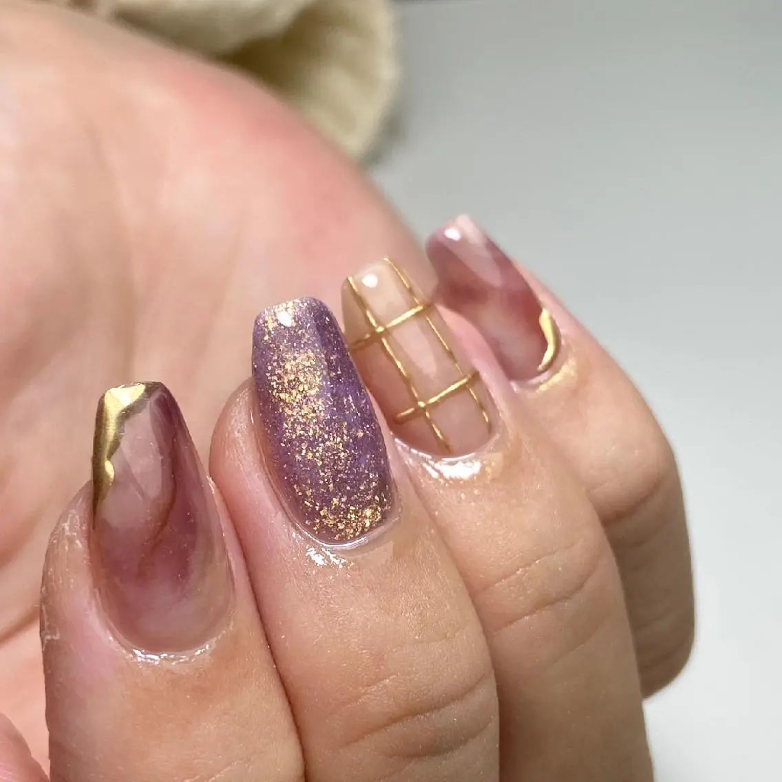ネイル アートネイル ニュアンスネイル nail salon Lumièreのネイルデザイン