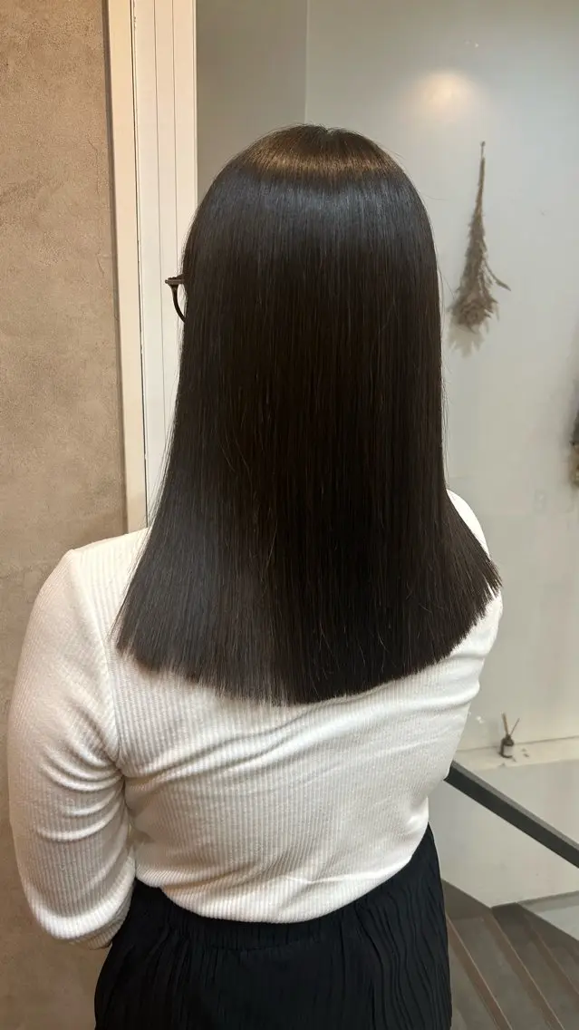 ロング 縮毛矯正 silk🕯 hikaruのヘアスタイル