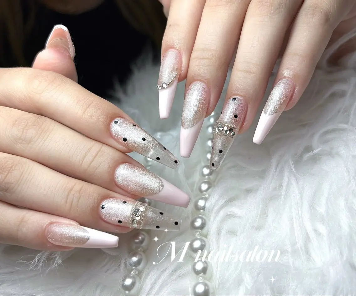 ネイル ハンドネイル M🌷nail 長さだし専門店のネイルデザイン