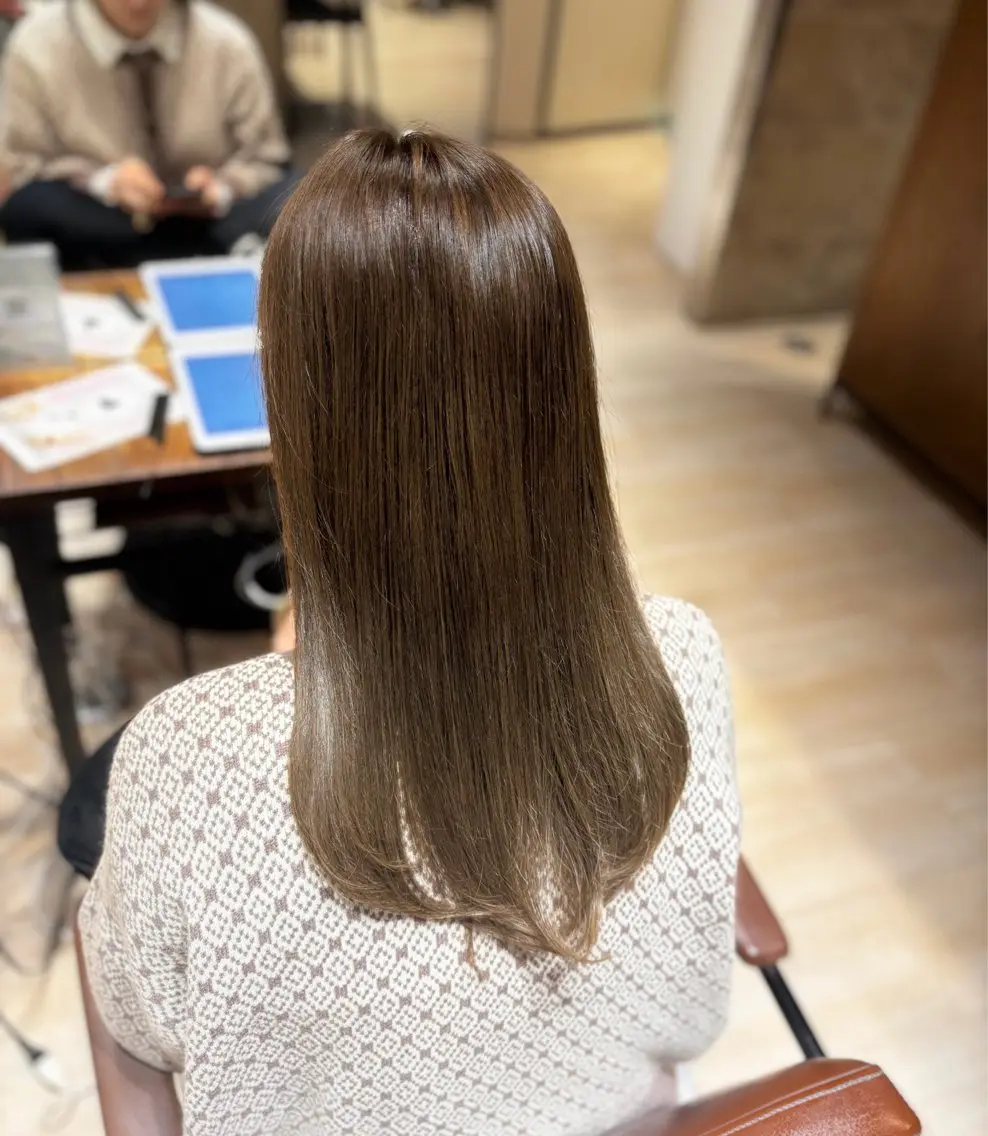 セミロング トリートメント 🎀韓国ヘア🎀 𝓡𝓲𝓷𝓱𝓪のヘアスタイル
