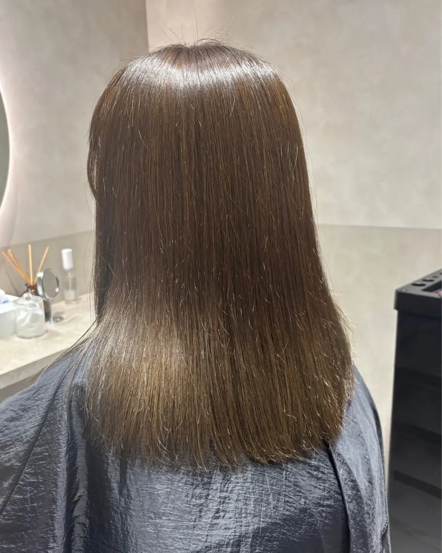 セミロング カラー カット ヘアカラー トリートメント 川崎のカラー職人🥣 kentaのヘアスタイル